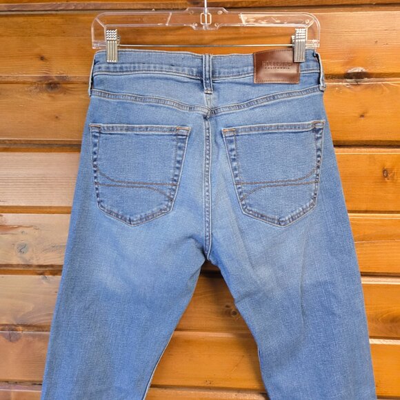 Hollister Athletic Skinny Light Wash Jeans Advanced Stretch Men's Size 28 x 32 - Picture 5 of 5